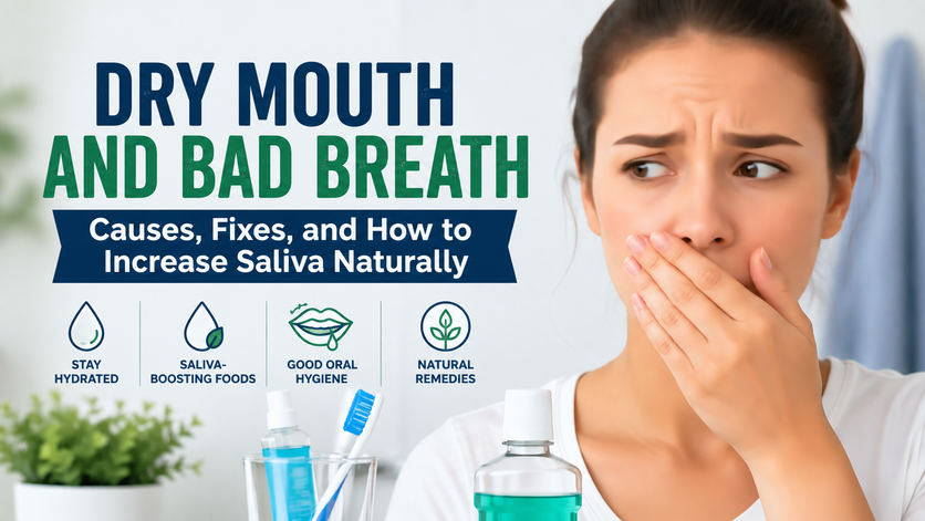 Dry mouth and bad breath